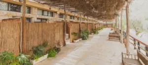 מרפסת חיצונית, מלון ג'ייקוב מצפה רמון