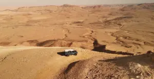טיול ג'יפים ליד מצפה רמון