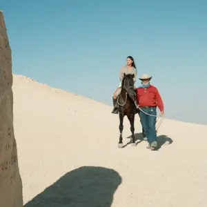 טיול סוסים עם ארתור במדבר